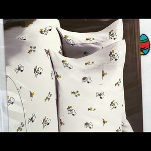 Twin size Peanuts Spring sheets